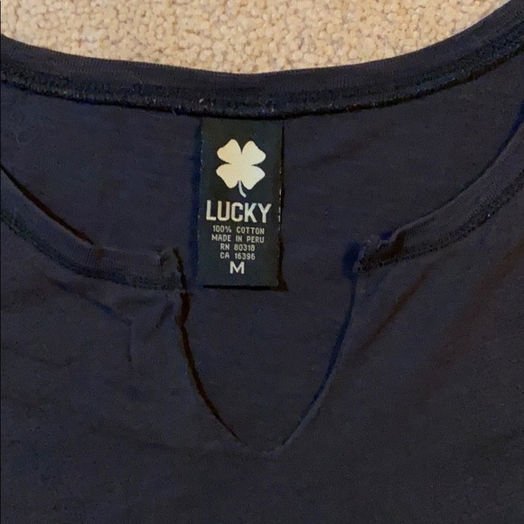 Lucky Brand 3/4 sleeve tshirt - Picture 2 of 4